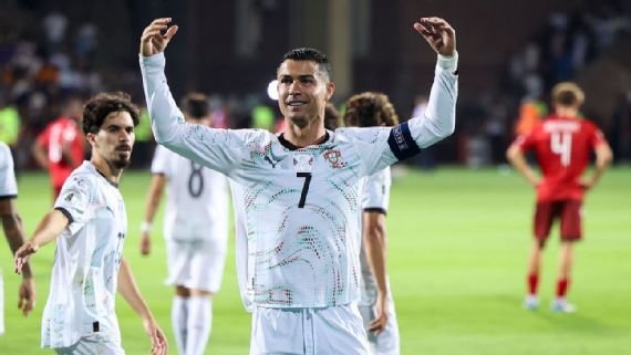 Con doblete de Cristiano, Portugal vapuleó a Armenia en las Eliminatorias para el Mundial 2026