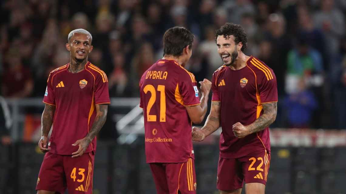 Roma venció a Parma en el Olímpico y comparte la cima de la Serie A con Napoli