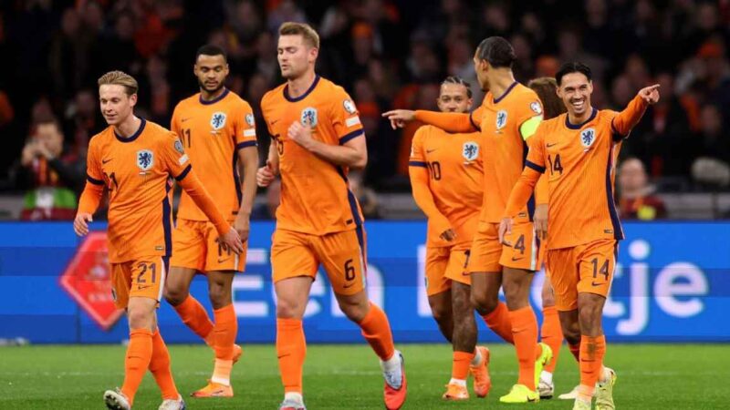 Países Bajos goleó a Lituania y clasificó al Mundial 2026