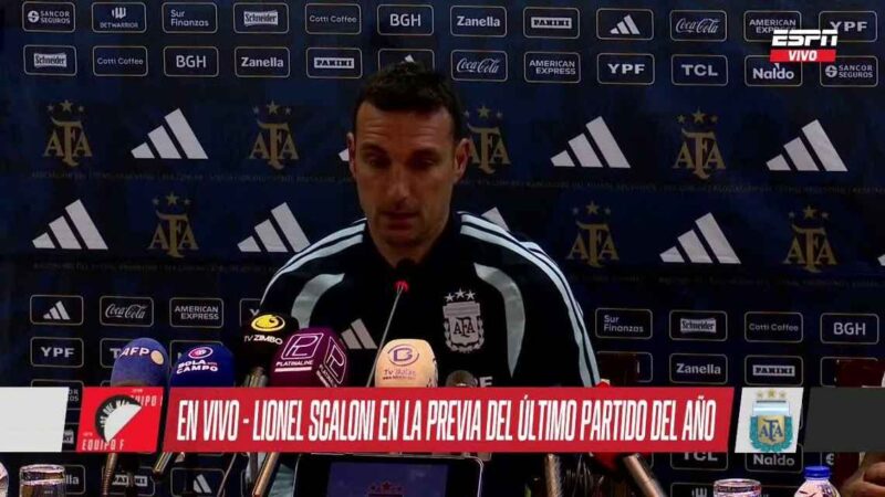 Scaloni confirmó la presencia del capitán argentino vs. Angola: «Messi va a jugar»