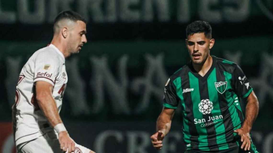 Agónico empate de San Martín de San Juan ante Lanús, que sueña con la permanencia