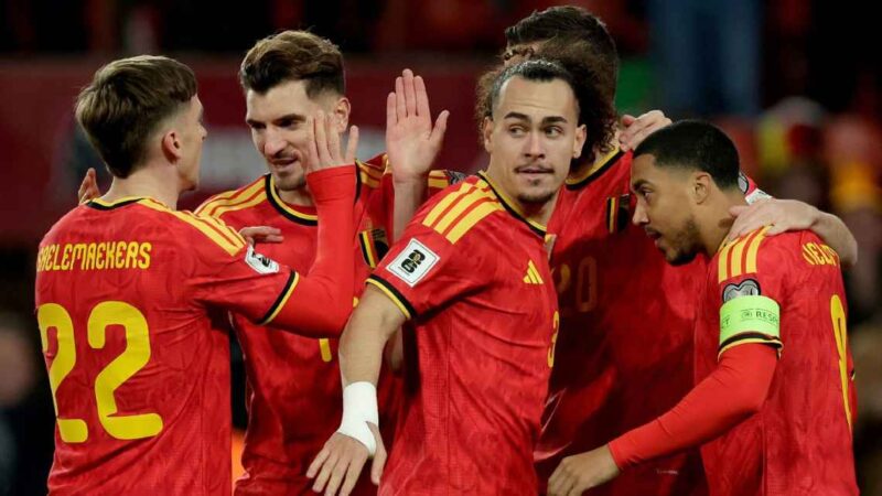 Bélgica goleó a Liechtenstein y se clasificó al Mundial 2026