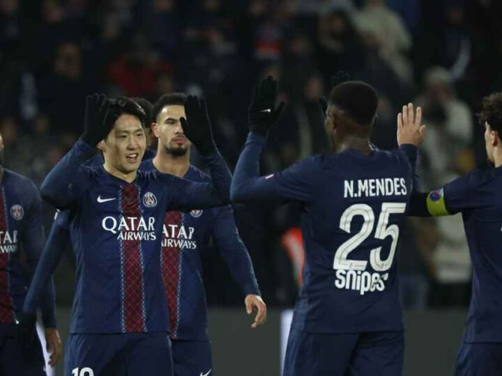 PSG goleó a Le Havre en el Parque de los Príncipes y recuperó la punta de la Ligue1
