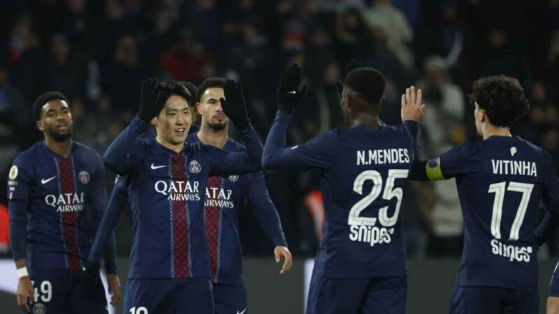 PSG goleó a Le Havre en el Parque de los Príncipes y recuperó la punta de la Ligue1