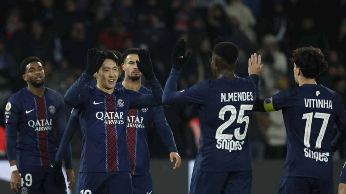 PSG goleó a Le Havre en el Parque de los Príncipes y recuperó la punta de la Ligue1