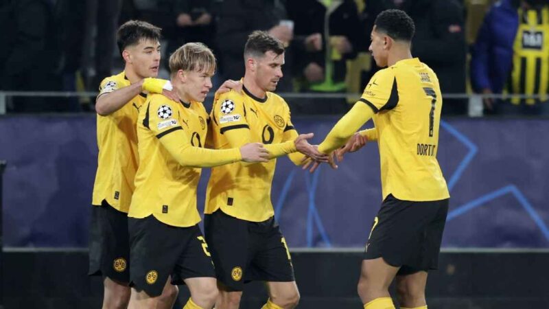 Borussia Dortmund aplastó a Villarreal en la Champions League