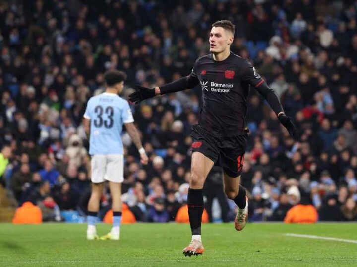 Bayer Leverkusen ganó en Inglaterra y le sacó el invicto al Manchester City