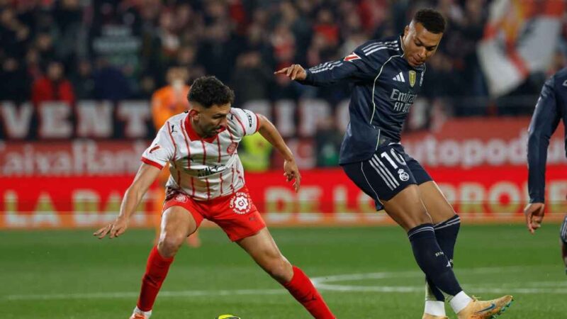 Real Madrid empató con Girona y dejó a Barcelona en lo más alto de LaLiga