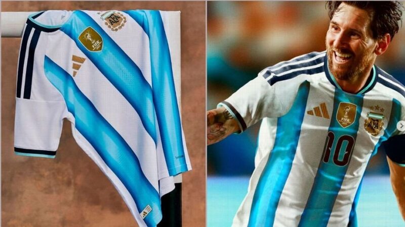 Con Messi, la Selección Argentina presentó la camiseta que utilizará en el Mundial 2026