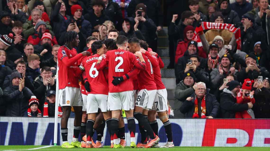 Manchester United venció con lo justo a Newcastle en el Boxing Day de la Premier League