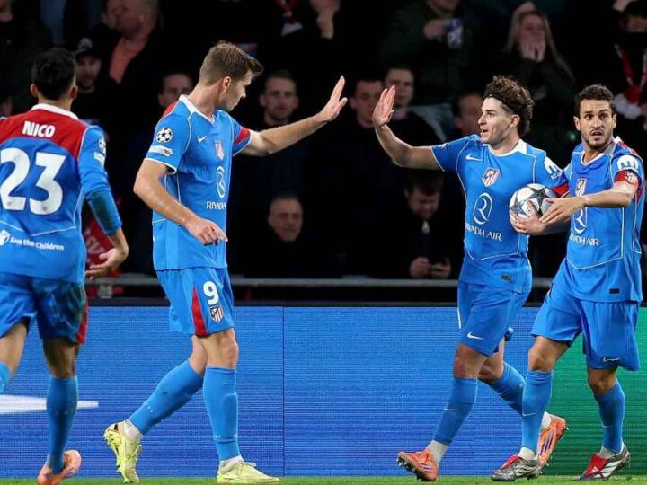 De la mano de Julián, Atlético de Madrid logró un triunfazo ante PSV como visitante