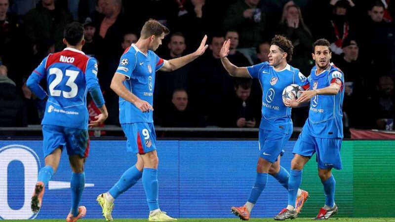 De la mano de Julián, Atlético de Madrid logró un triunfazo ante PSV como visitante