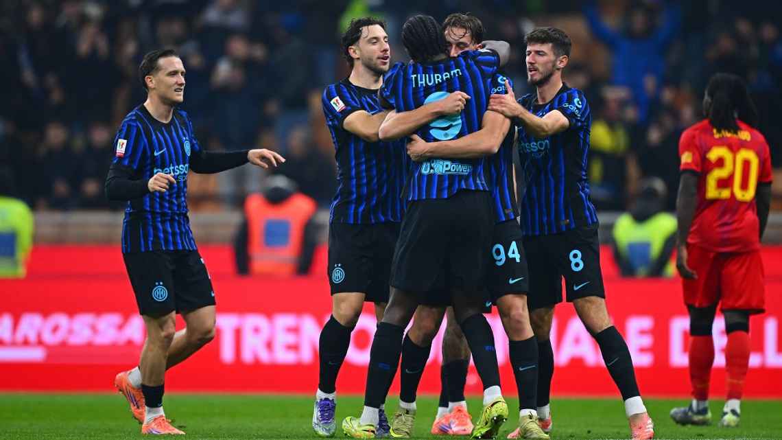 Inter goleó a Venezia y está en cuartos de la Copa Italia
