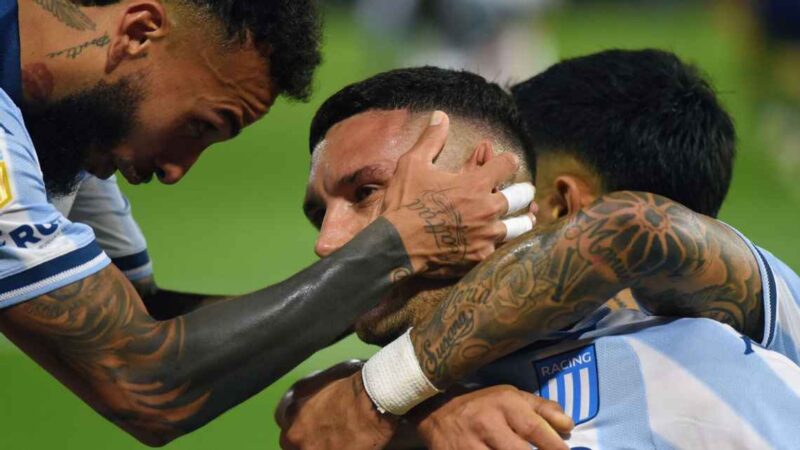 Maravilla Martínez marcó el gol más deseado para Racing ante Boca por la semifinal del Clausura