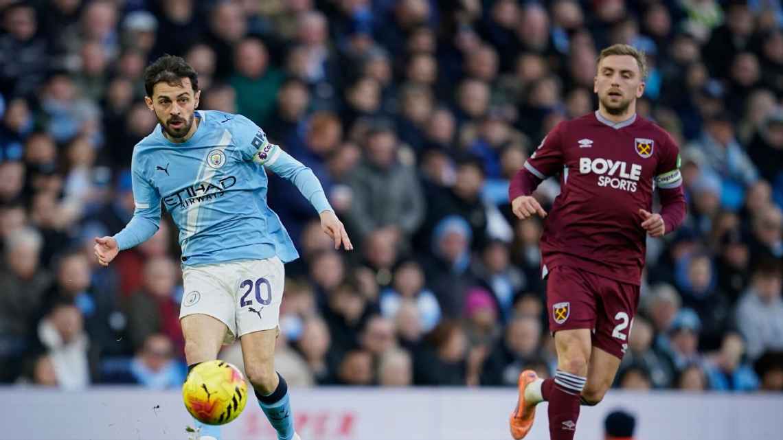Manchester City, líder gracias a Haaland: goleó a West Ham en Premier League