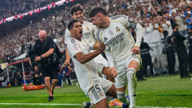 ¡Hay clásico! Real Madrid venció a Atlético y jugará la final de la Supercopa de España ante Barcelona
