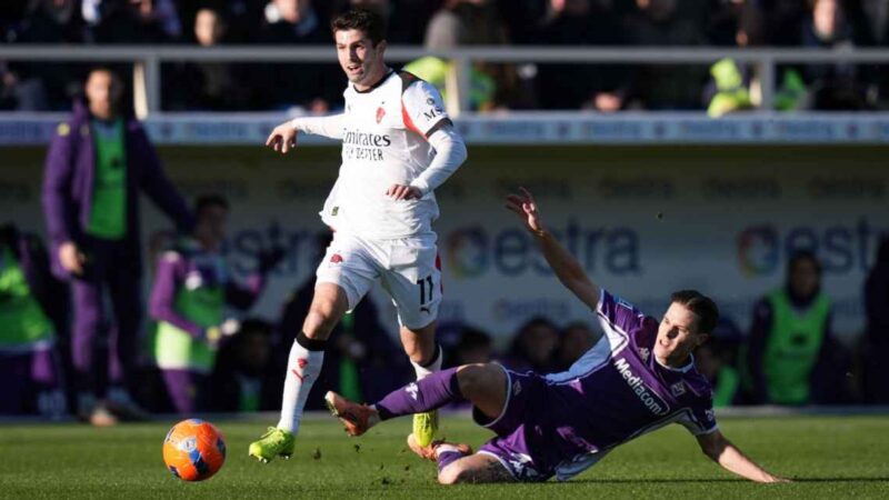 Empate con sabor amargo: Milan igualó con Fiorentina y no pudo llegar a la punta de la Serie A