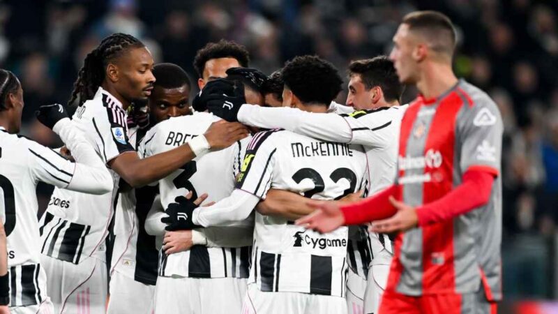 La Juventus aplastó a Cremonese, retomó el cuarto lugar y se ilusiona en la Serie A