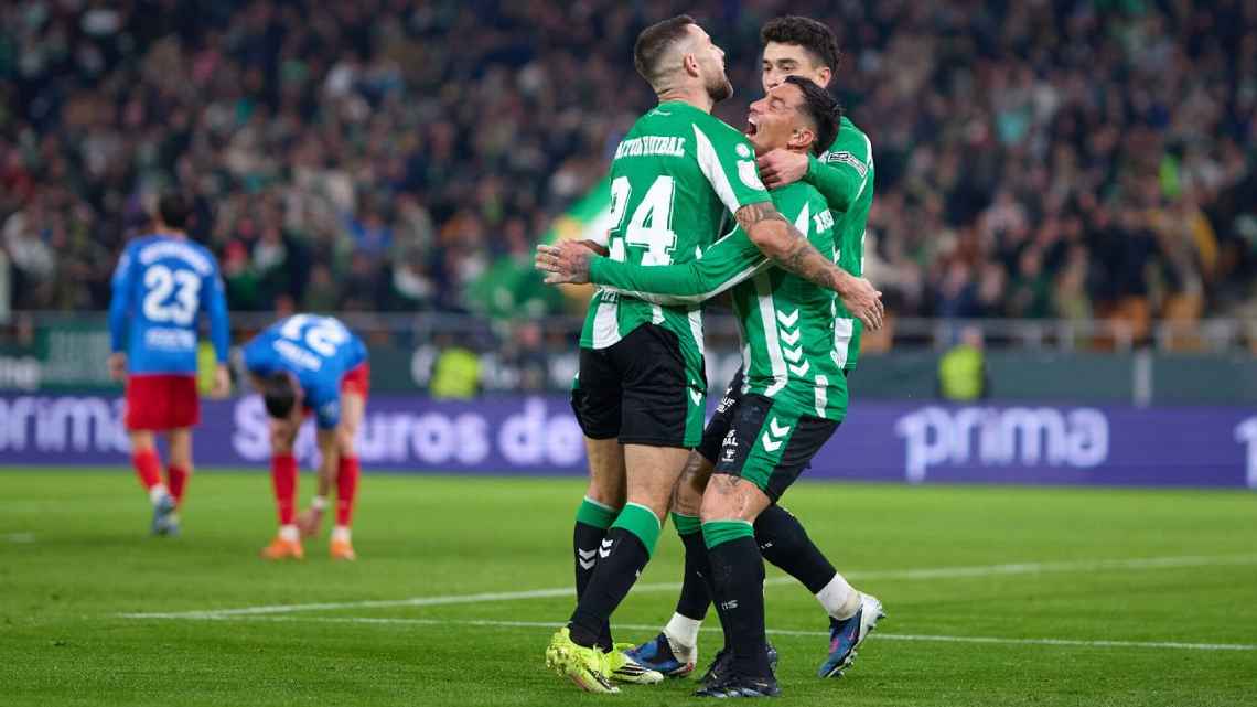 Chimy Ávila fue decisivo y Betis selló su pase a cuartos de la Copa del Rey