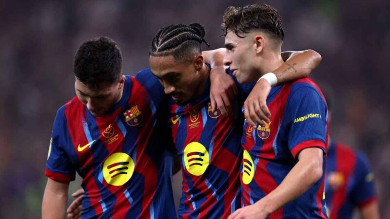 Barcelona goleó a Athletic Club y espera rival para la final de la Supercopa de España