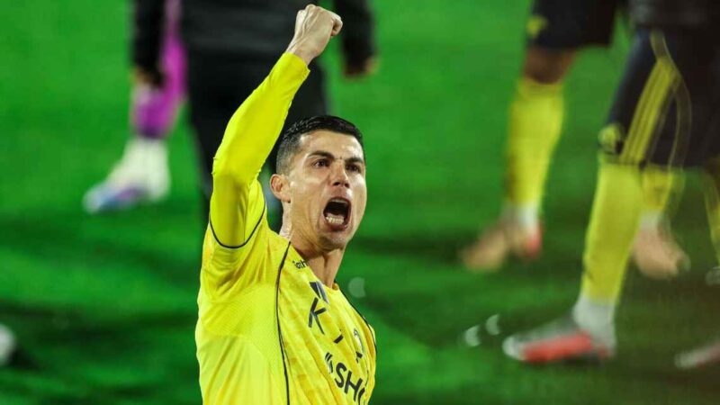 Cristiano Ronaldo volvió a decir presente: gol, goleada de Al Nassr y escolta del torneo
