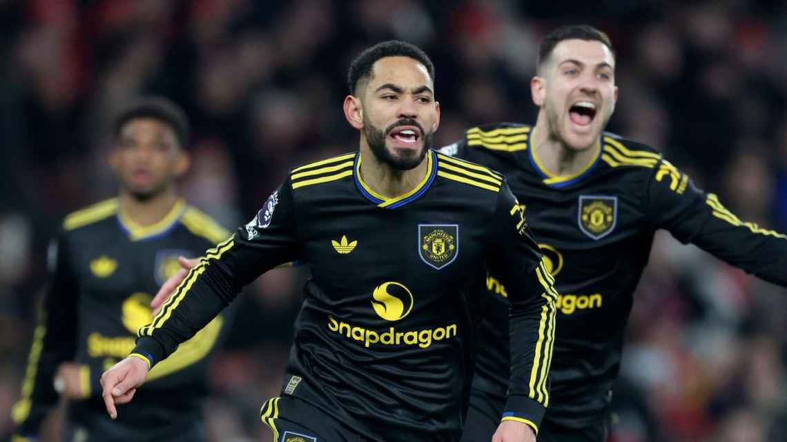 Manchester United sorprendió en Londres, derrotó a Arsenal y le quitó el invicto en el Emirates