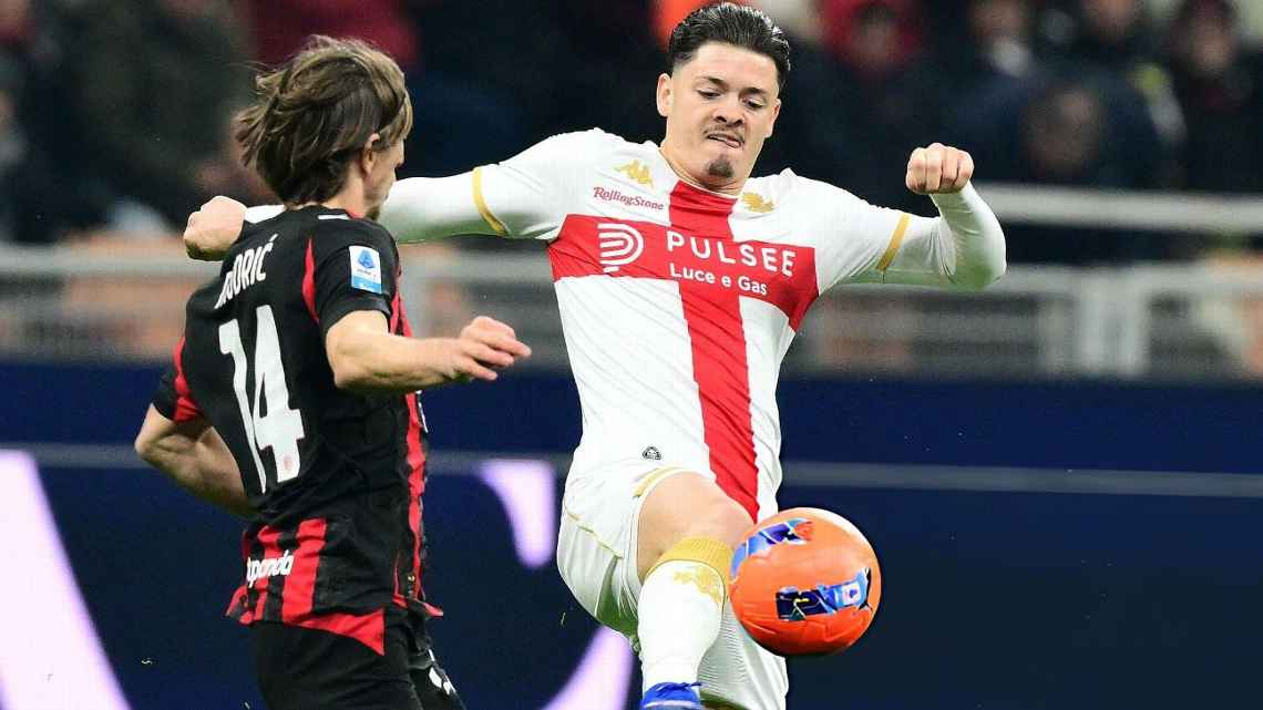 Milan rescató un empate milagroso ante Genoa