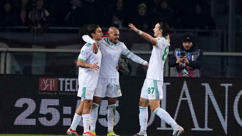 Con Dybala encendido, Roma logró un triunfo determinante frente a Torino