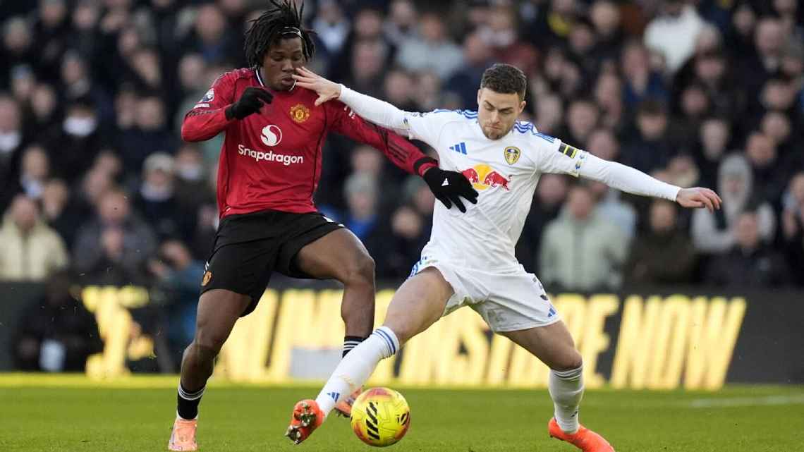 Manchester United no pudo contra Leeds y repartieron puntos