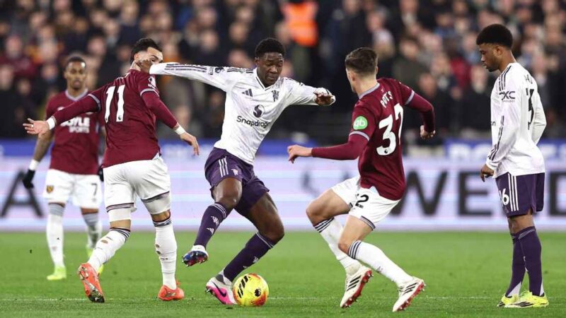 Manchester United rescató un empate agónico ante West Ham