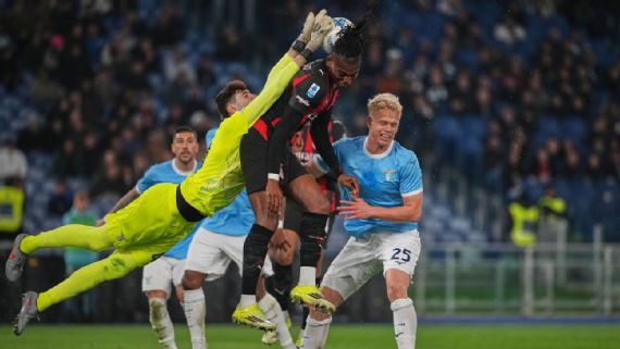 Lazio se impone ante Milan y complica su intento de acercarse al liderato