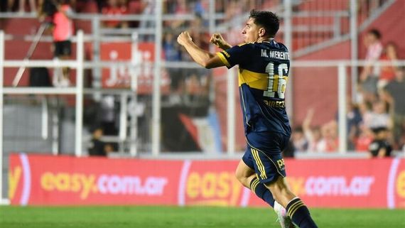 Merentiel anotó y le dio a Boca el empate frente a Unión