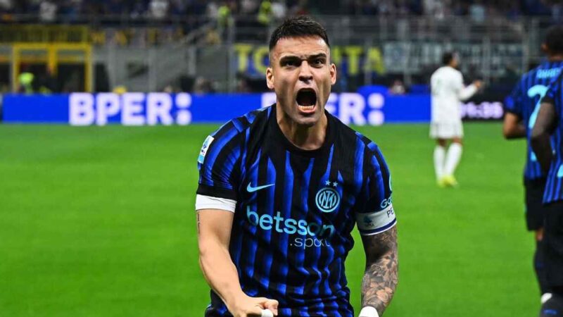Lautaro volvió encendido: marcó dos goles ante la Roma