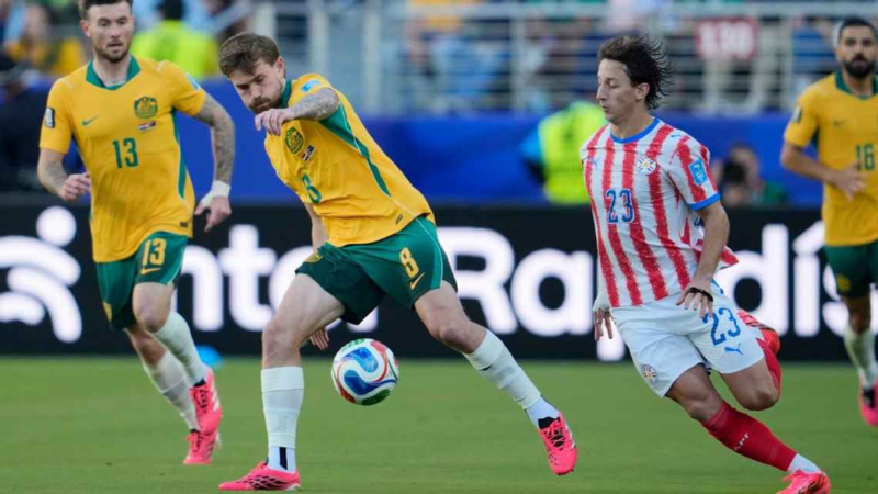 Paraguay empató con Australia y deberá esperar para saber si sigue en el Mundial 2026