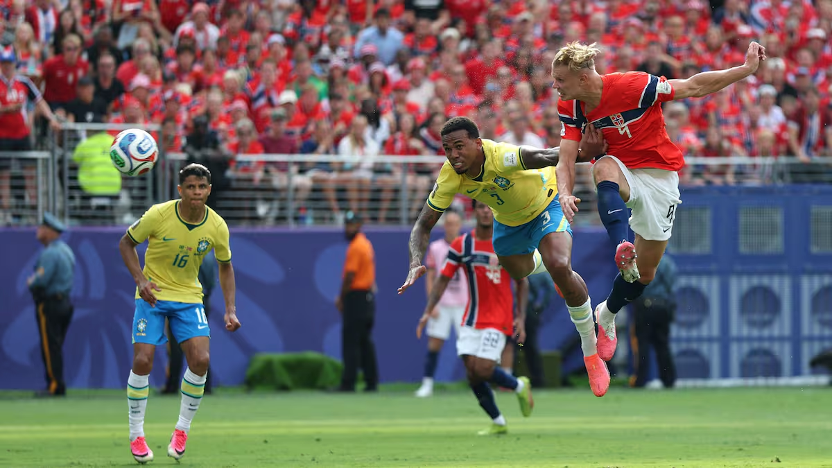Batacazo en el Mundial: Noruega eliminó a Brasil con un doblete de Haaland y se metió en cuartos